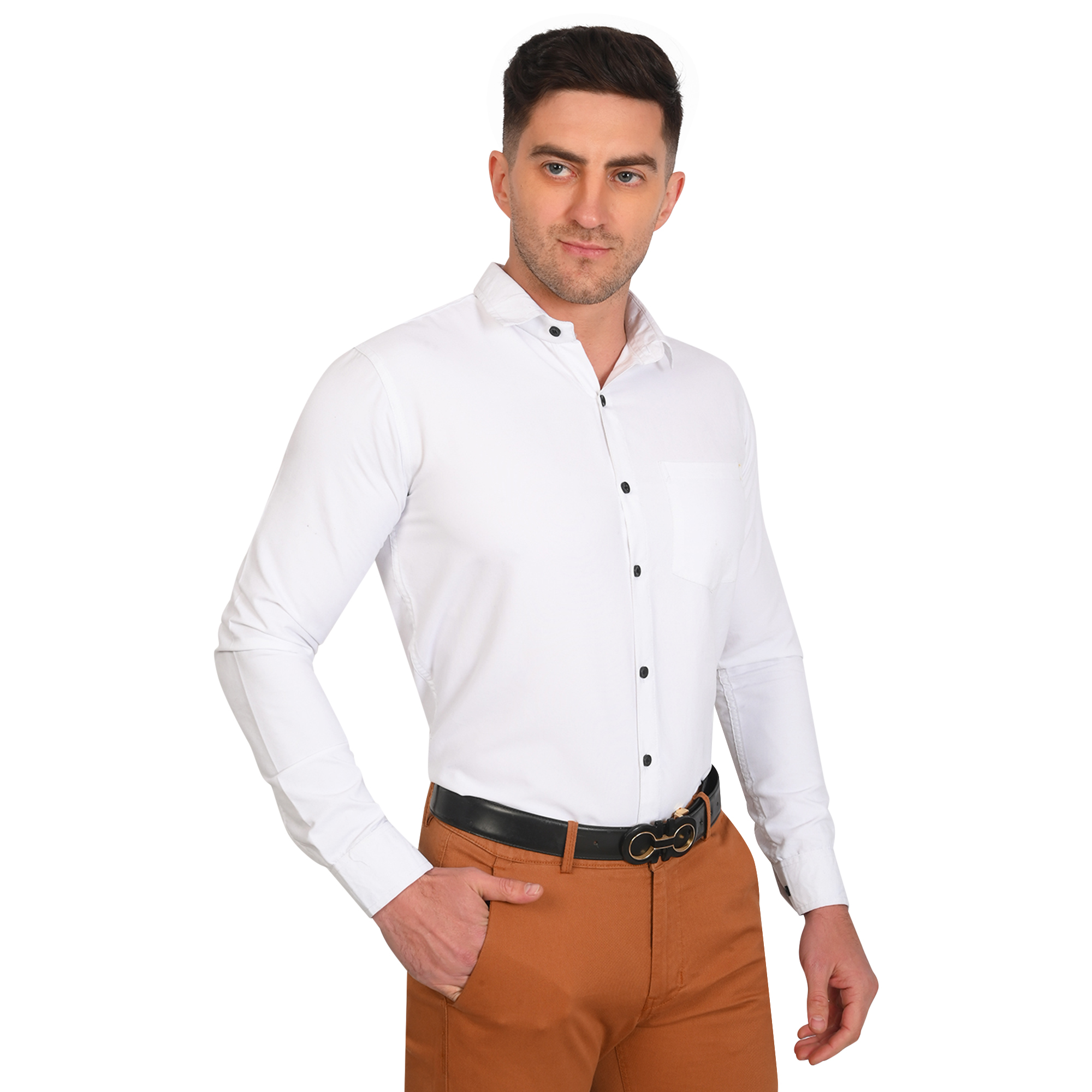 White Formal Shirt Men's