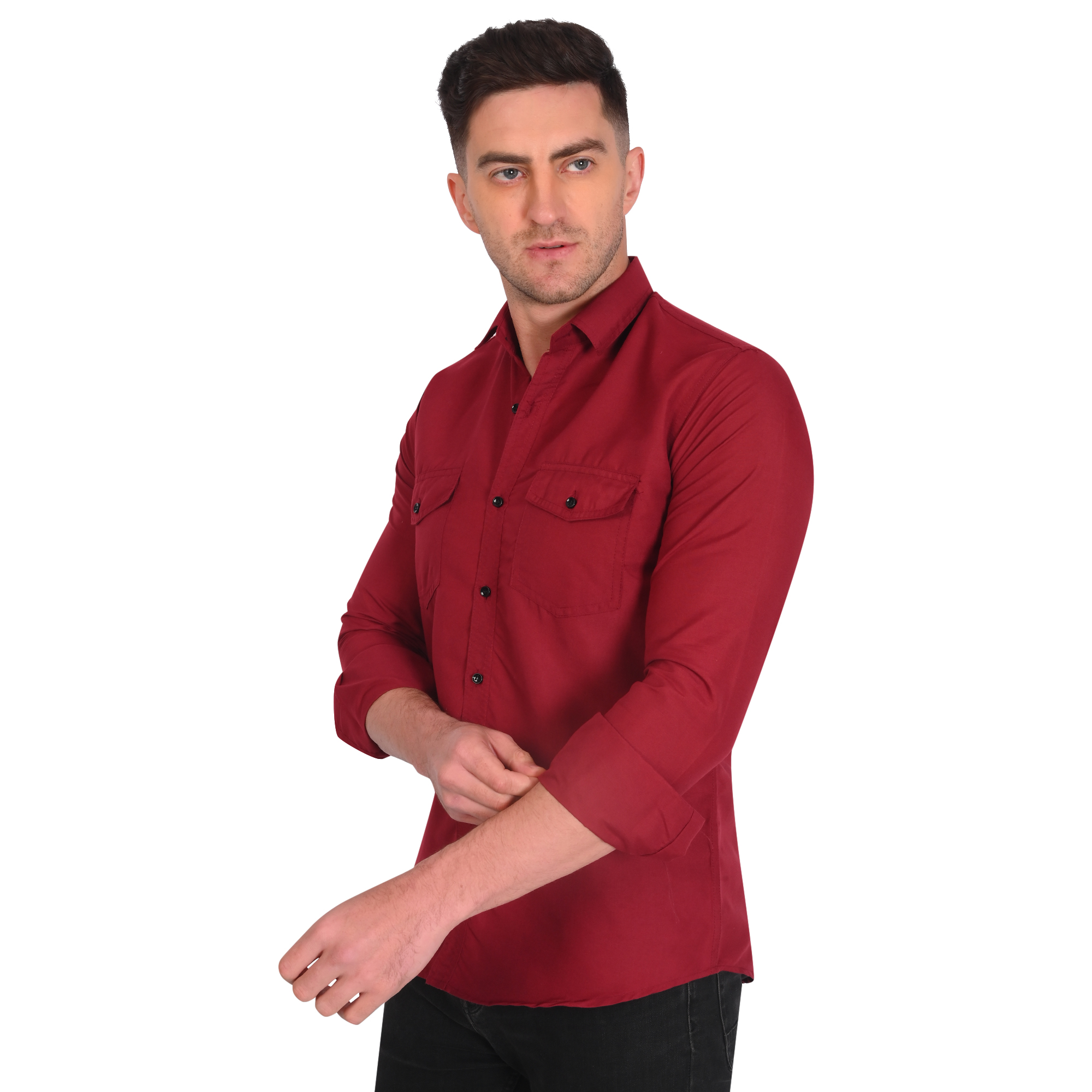 Casual Double Pocket Shirt Men’s