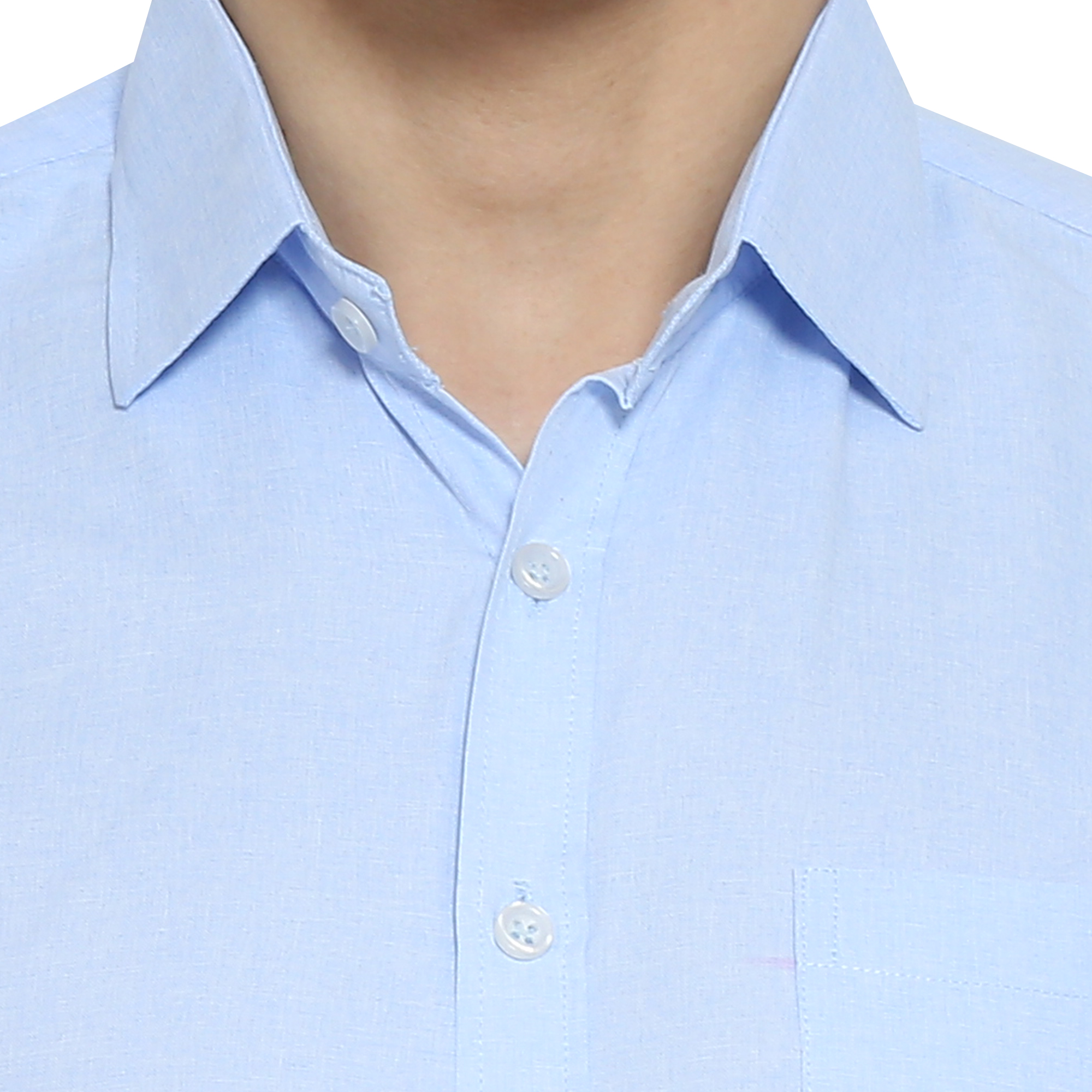 Formal blue shirt men's