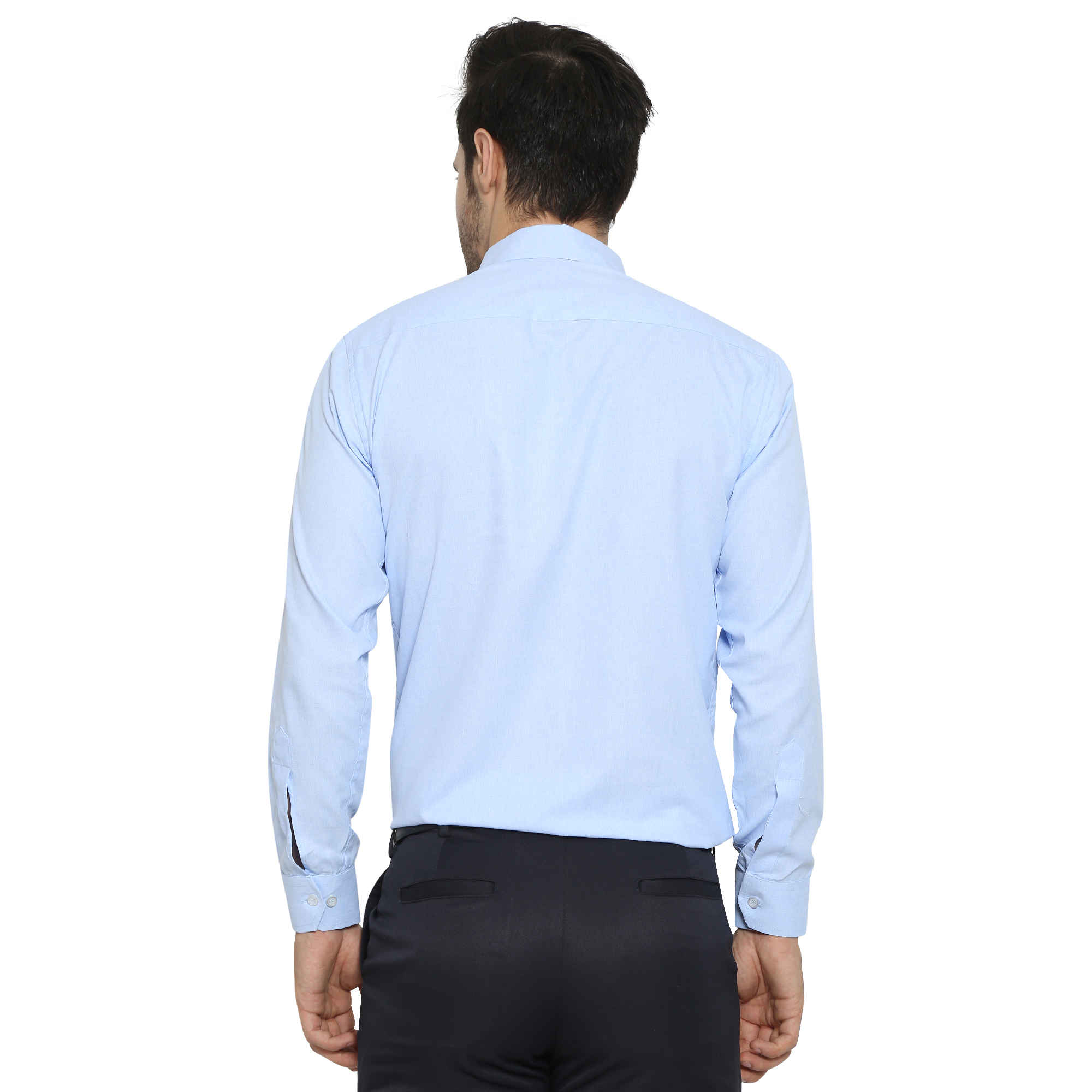 Formal blue shirt men's